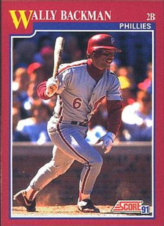 1991 Score Rookie and Traded #8T Wally Backman NM-MT Philadelphia Phillies 