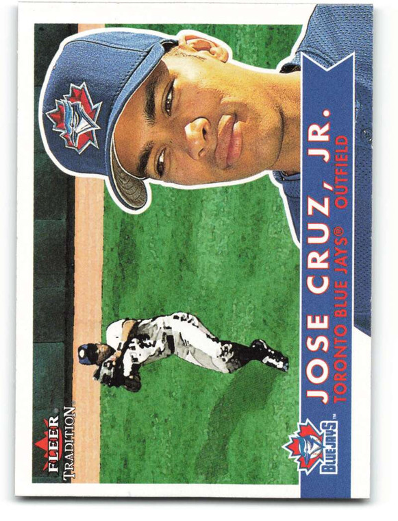 2001 Fleer Tradition #319 Jose Cruz Jr. NM/MT  Toronto Blue Jays 