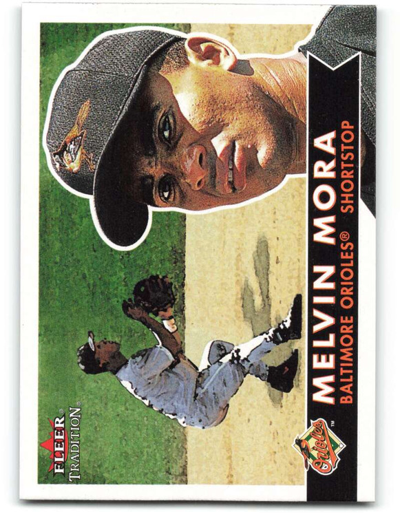 2001 Fleer Tradition #322 Melvin Mora NM/MT  Baltimore Orioles 