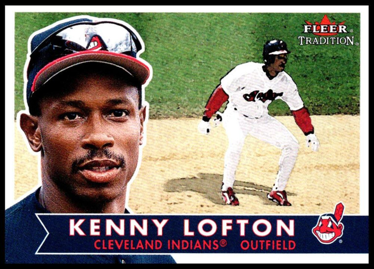 2001 Fleer Tradition #323 Kenny Lofton NM/MT  Cleveland Indians 