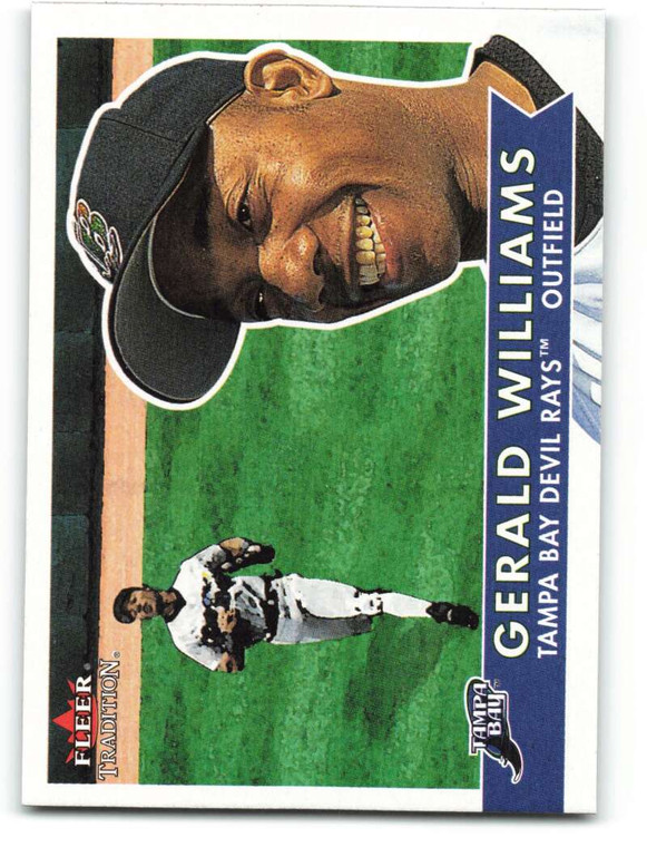 2001 Fleer Tradition #337 Gerald Williams NM/MT  Tampa Bay Devil Rays 