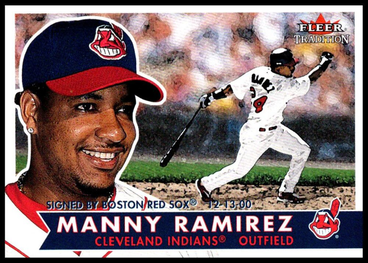 2001 Fleer Tradition #341 Manny Ramirez NM/MT  Cleveland Indians 