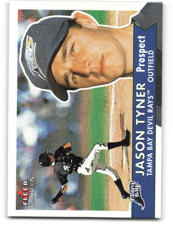 2001 Fleer Tradition #359 Jason Tyner NM/MT  Tampa Bay Devil Rays 