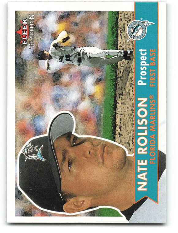 2001 Fleer Tradition #360 Nate Rolison NM/MT  Florida Marlins 