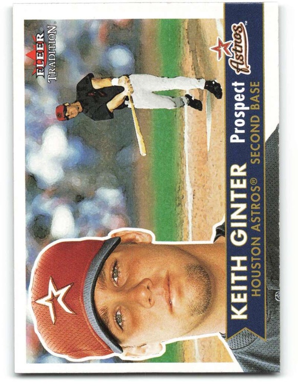 2001 Fleer Tradition #362 Keith Ginter NM/MT  Houston Astros 