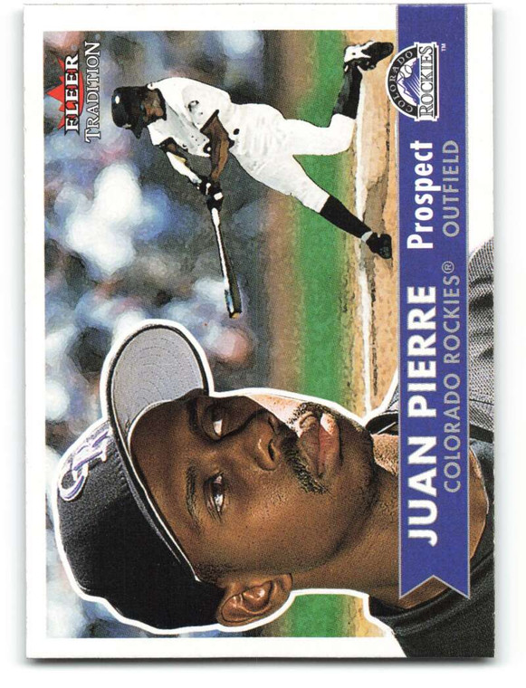 2001 Fleer Tradition #363 Juan Pierre NM/MT  Colorado Rockies 