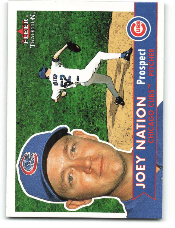 2001 Fleer Tradition #366 Joey Nation NM/MT  Chicago Cubs 