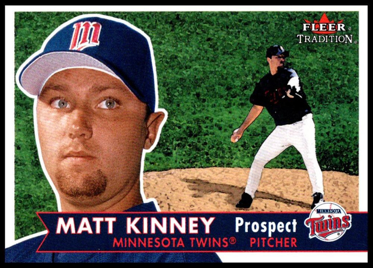 2001 Fleer Tradition #371 Matt Kinney NM/MT  Minnesota Twins 