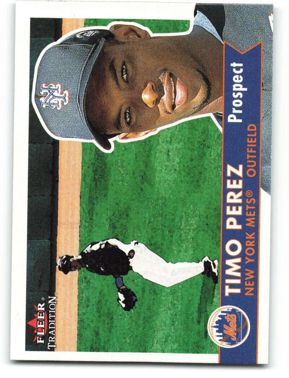 2001 Fleer Tradition #375 Timo Perez NM/MT  New York Mets 