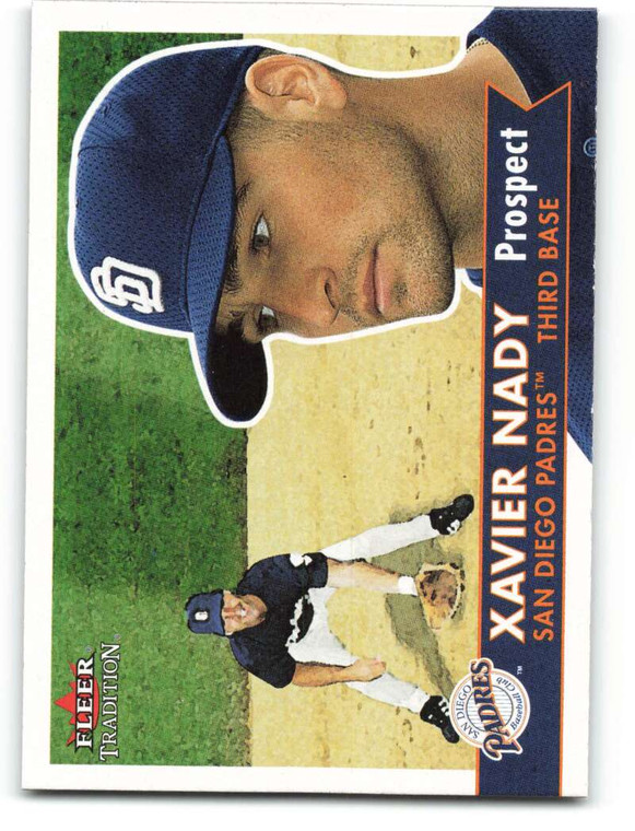 2001 Fleer Tradition #378 Xavier Nady NM/MT  San Diego Padres 