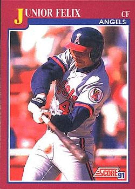 1991 Score Rookie and Traded #20T Junior Felix NM-MT California Angels 