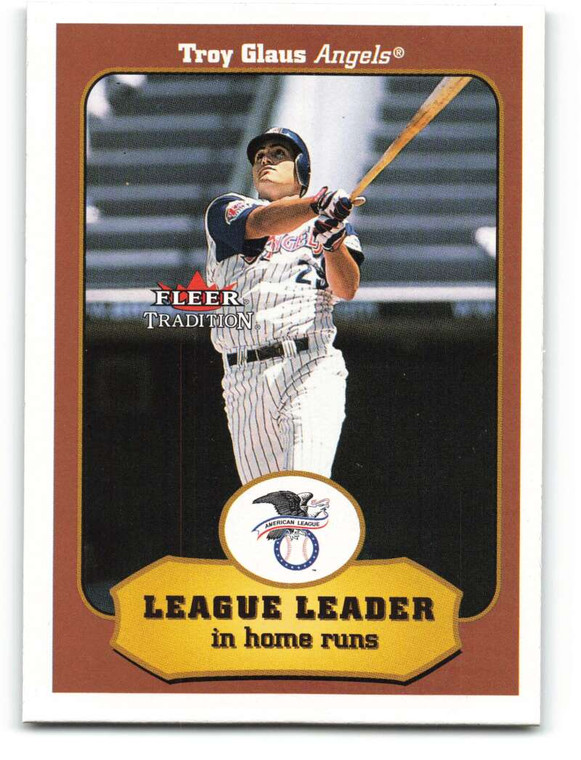 2001 Fleer Tradition #396 Troy Glaus LL NM/MT  Anaheim Angels 