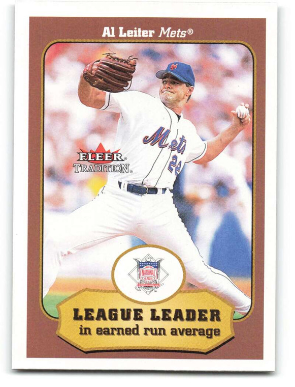 2001 Fleer Tradition #404 Al Leiter LL NM/MT  New York Mets 