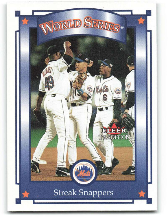 2001 Fleer Tradition #415 Benitez/Edgardo Alfonzo/Perez WS NM/MT  New York Mets 