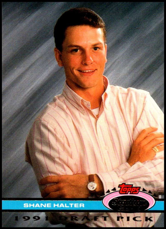 1992 Stadium Club Dome #74 Shane Halter VG RC Rookie Kansas City Royals 