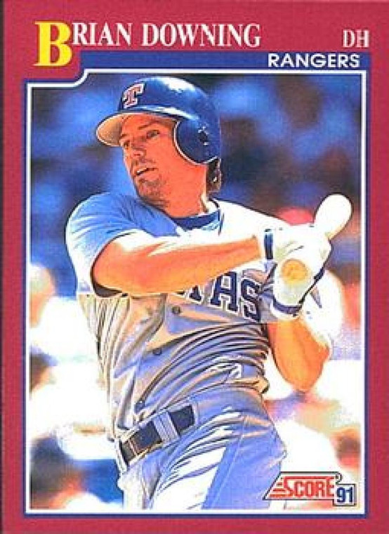 1991 Score Rookie and Traded #30T Brian Downing NM-MT Texas Rangers 