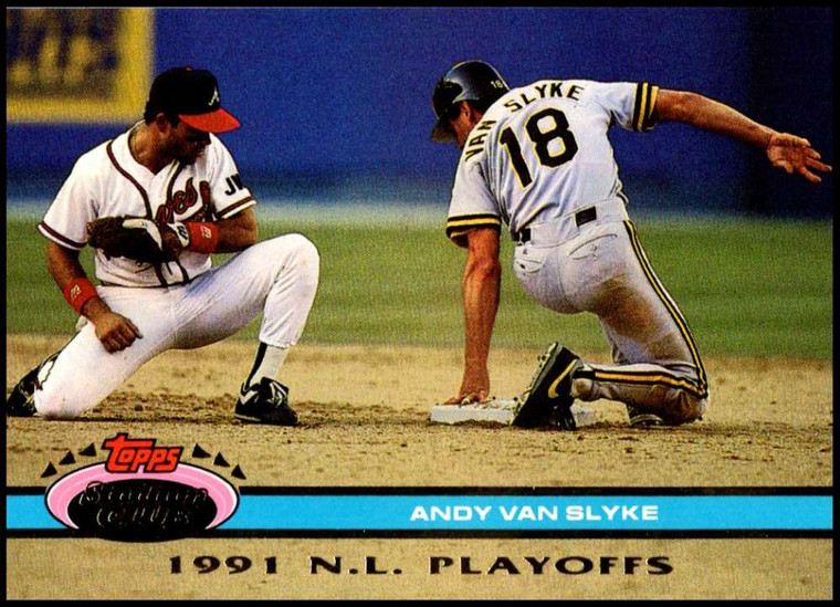 1992 Stadium Club Dome #189 Andy Van Slyke VG Pittsburgh Pirates 