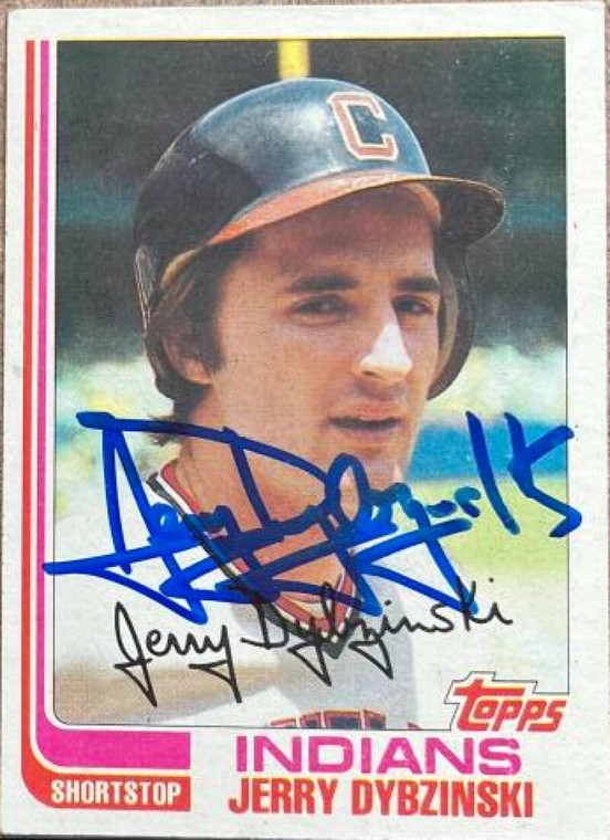 Jerry Dybzinski Autographed 1982 Topps #512