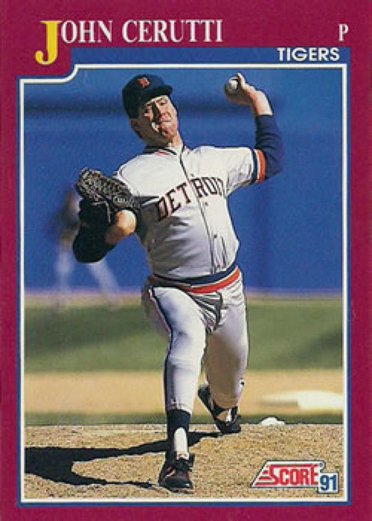 1991 Score Rookie and Traded #40T John Cerutti NM-MT Detroit Tigers 