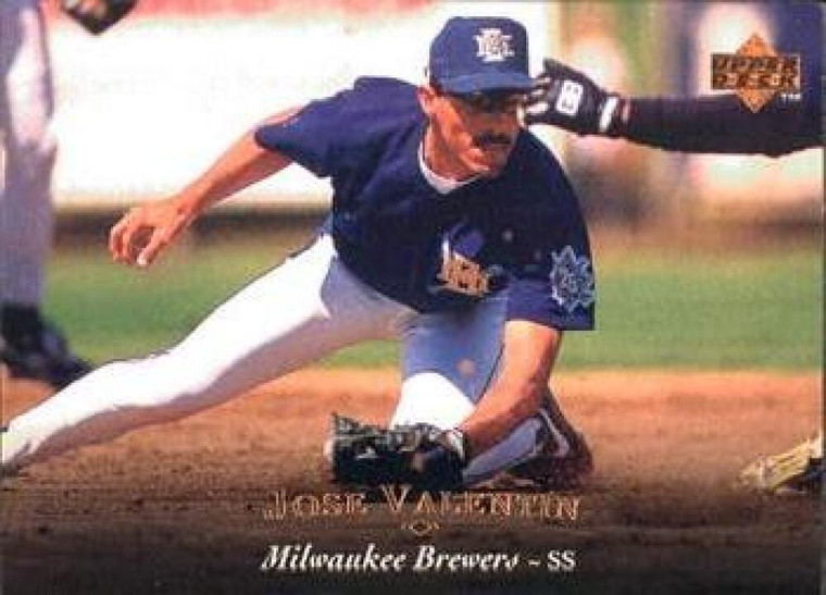 1995 Upper Deck #55 Jose Valentin VG Milwaukee Brewers 