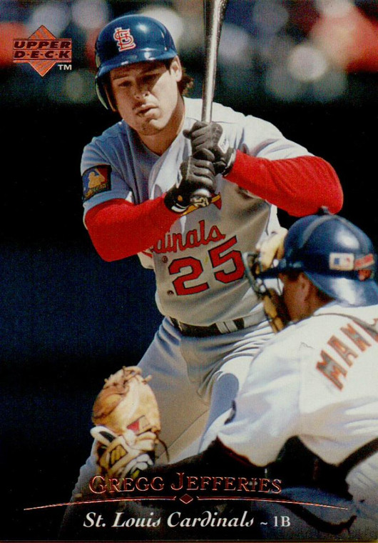 1995 Upper Deck #59 Gregg Jefferies VG St. Louis Cardinals 