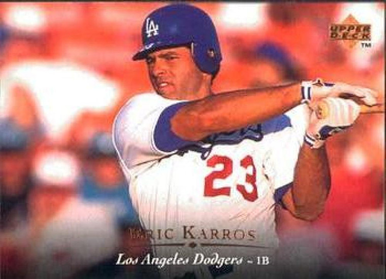 1995 Upper Deck #70 Eric Karros VG Los Angeles Dodgers 