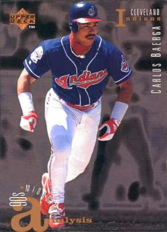 1995 Upper Deck #109 Carlos Baerga ANA VG Cleveland Indians 