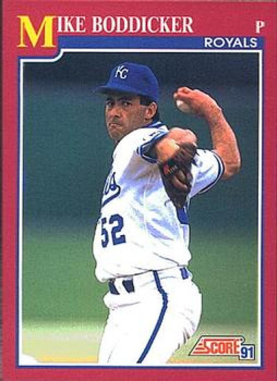 1991 Score Rookie and Traded #45T Mike Boddicker NM-MT Kansas City Royals 