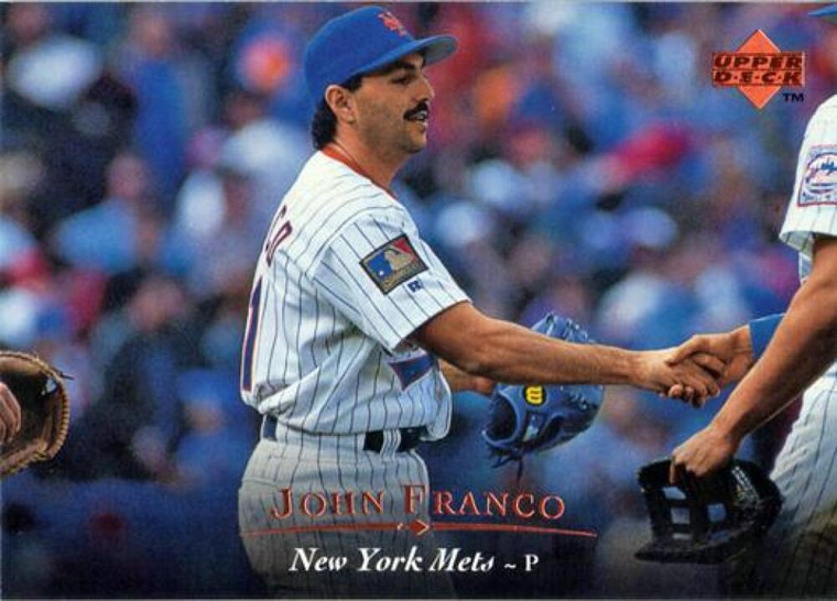 SOLD 41895 1995 Upper Deck #122 John Franco VG New York Mets 