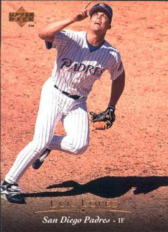 1995 Upper Deck #138 Luis Lopez VG San Diego Padres 