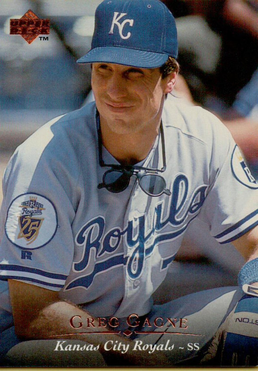 1995 Upper Deck #179 Greg Gagne VG Kansas City Royals 