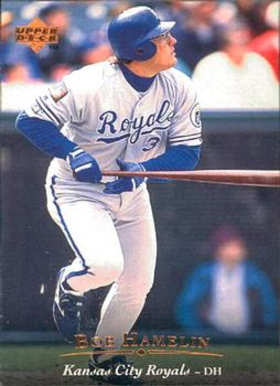 1995 Upper Deck #180 Bob Hamelin VG Kansas City Royals 