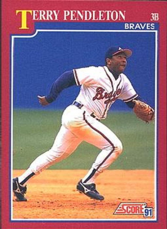 1991 Score Rookie and Traded #50T Terry Pendleton NM-MT Atlanta Braves 