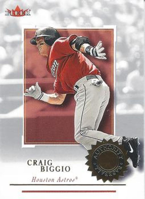 2001 Fleer Authority #19 Craig Biggio NM-MT Houston Astros 