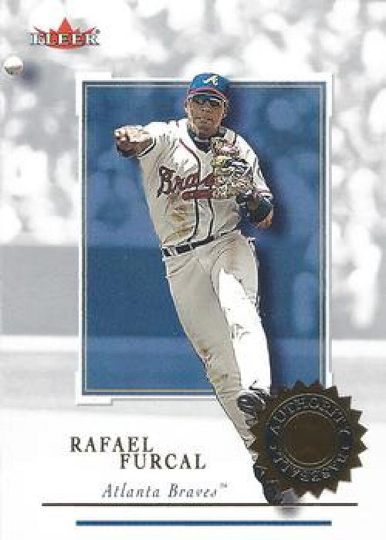 2001 Fleer Authority #24 Rafael Furcal NM-MT Atlanta Braves 