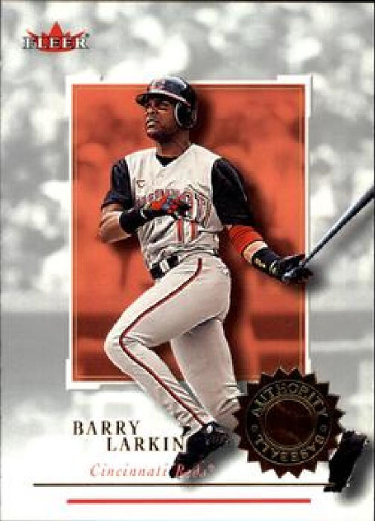 2001 Fleer Authority #26 Barry Larkin NM-MT Cincinnati Reds 