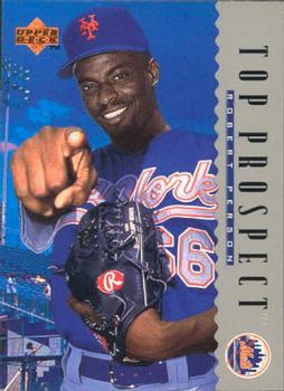 1995 Upper Deck #263 Robert Person VG RC Rookie New York Mets 