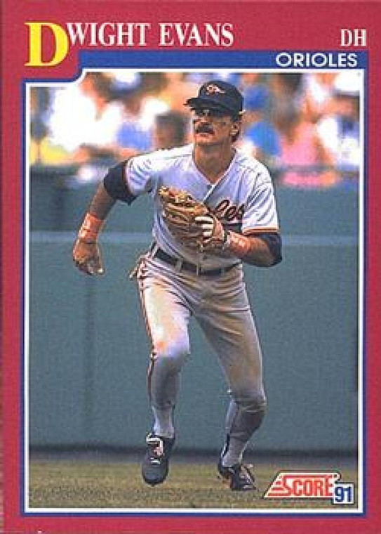 1991 Score Rookie and Traded #62T Dwight Evans NM-MT Baltimore Orioles 