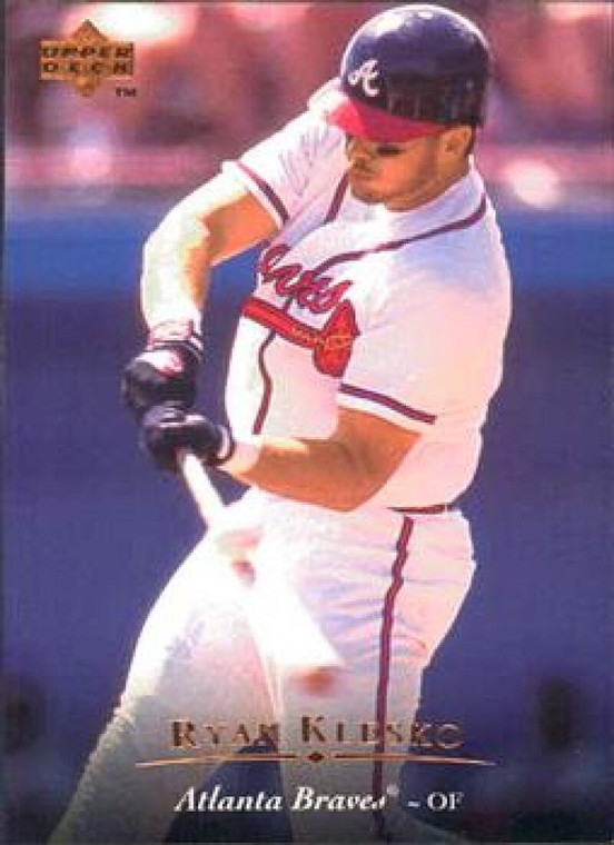 1995 Upper Deck #296 Ryan Klesko VG Atlanta Braves 