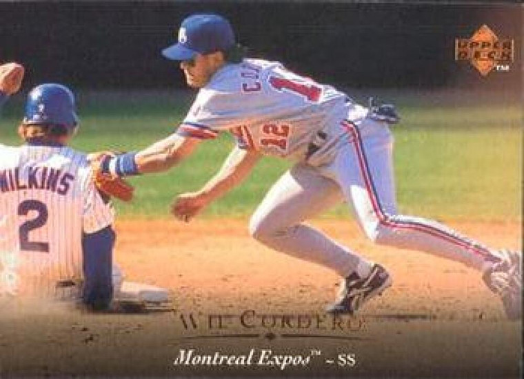 1995 Upper Deck #324 Wil Cordero VG Montreal Expos 