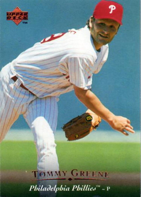 1995 Upper Deck #379 Tommy Greene VG Philadelphia Phillies 