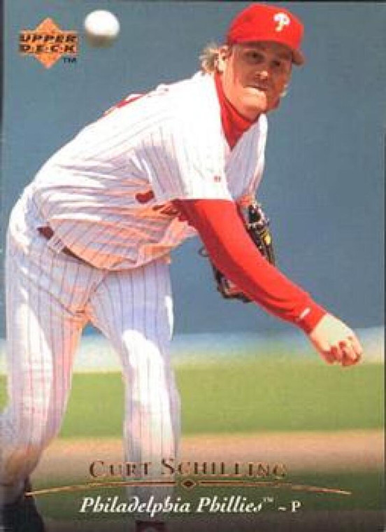 1995 Upper Deck #381 Curt Schilling VG Philadelphia Phillies 