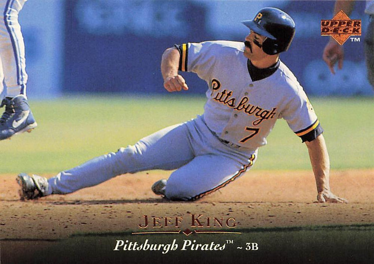 1995 Upper Deck #384 Jeff King VG Pittsburgh Pirates 