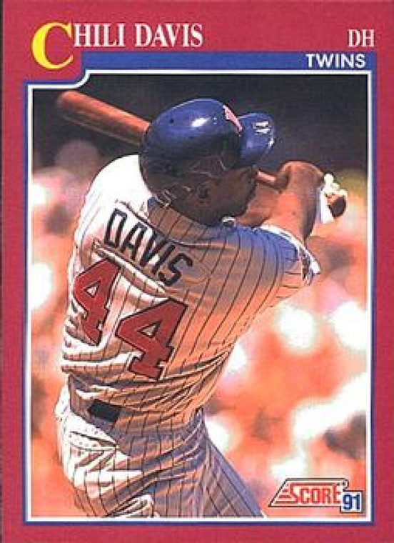 1991 Score Rookie and Traded #70T Chili Davis NM-MT Minnesota Twins 