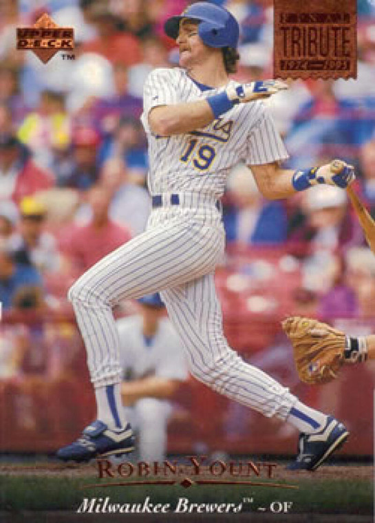 1995 Upper Deck #446 Robin Yount TRIB VG Milwaukee Brewers 