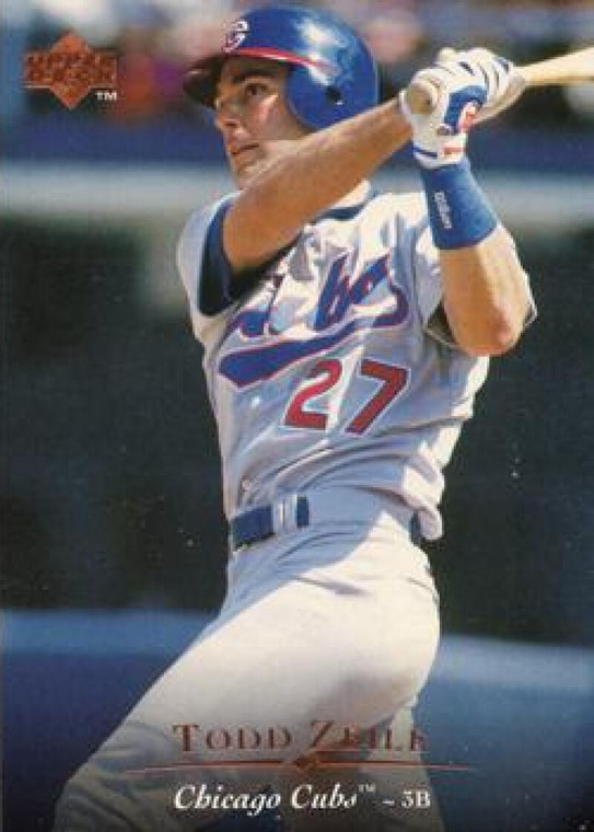 SOLD 42229 1995 Upper Deck #456 Todd Zeile TR VG Chicago Cubs