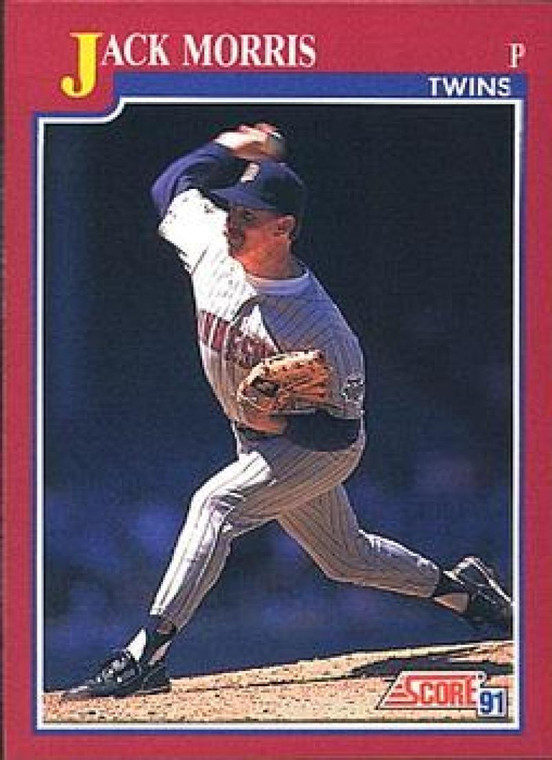 1991 Score Rookie and Traded #74T Jack Morris NM-MT Minnesota Twins 