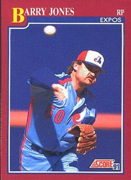 1991 Score Rookie and Traded #75T Barry Jones NM-MT Montreal Expos 