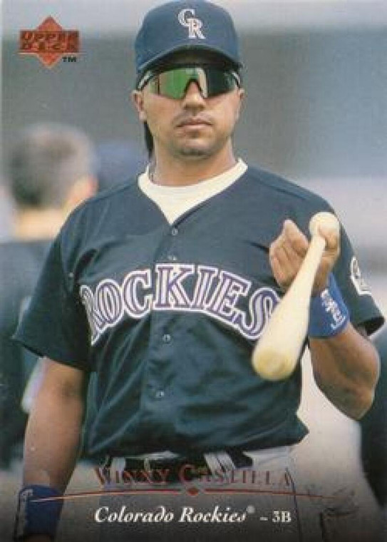 SOLD 42264 1995 Upper Deck #491 Vinny Castilla TR VG Colorado Rockies 