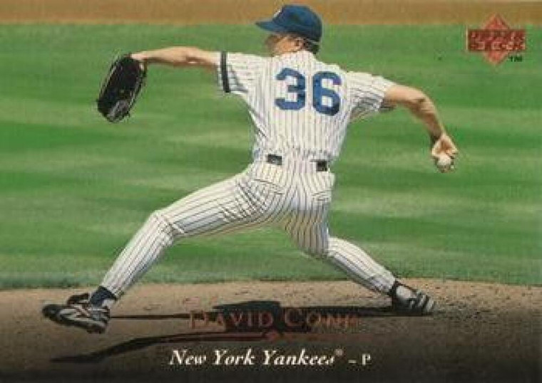 SOLD 42268 1995 Upper Deck #495 David Cone TR VG Toronto Blue Jays 